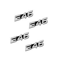 자동차 스타일링 오디오 BMW E87 E90 E46 E60 E70 G30 X X3 X5 X6 X7 스피커 배지 스티커 엠블럼, 01 for E46 4pcs