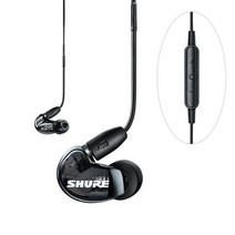 [이어폰&헤드폰] Shure Se215 IEM 유선 이어폰 Hifi 인 이어 헤드폰 버드 고 충실도 스테레오 소음 감소 3.5mm 전문 스포츠, [06] Black With Mic