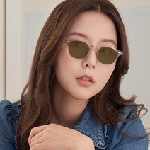 룩스토어 아넬형 판토 뿔테 변색안경 B40