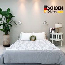 쉬엔[SCHOEN] 3D 매쉬매트 쿨매트 에어매쉬 [국내생산 백화점 품질] 1인용 싱글, 뉴헤링화이트