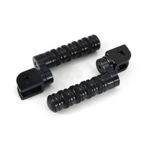 pcx발판 알루미늄 가드형 페달 확장 스텝 튜닝 혼다 바이크 오토바이 프론트 풋 페그 발판 CB125R CB1000R CB600F 호넷 CB650F CBF1000 CBR650F C, [08] style 2 black