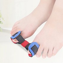 PK글로벌 엄지발가락 돌출 방지 밴드 엄지 휨방지 운동 스트레칭밴드, 블루, 1개입