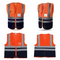 메쉬 형광안전조끼 XL 안전형광조끼 형광조끼 작업조끼
