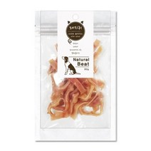수제간식 돼지귀 슬라이스 80g, 없음