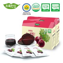 [초록한입] 유기농레드비트즙 21포, 21개, 1