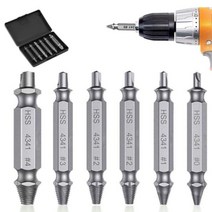 볼트리무버 나사리무버 히다리탭 반대탭 마모나사 볼트제거 비트 6P