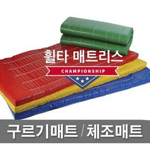 빅세일 [휠타매트리스] 90x180x6cm 구르기매트 체조매트 학교체육 유아체육 체육관매트 낙법 착지매트, 회색-깔끔형.