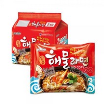 일품 해물라면120g 5입 사무실 회사 탕비실 간식 라면, 120g