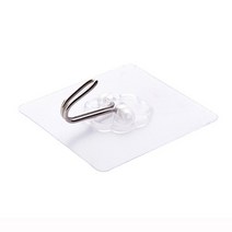 아이디어 상품 기발한 주방 도구 액세서리 6pcs 벽 후크 강력한 흡입 컵 빨판 옷걸이 욕실 벽 후크 편리 투명 가제트, 6개, 6개