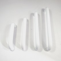 ㄷ자손잡이 8574W 유광백색 싱크대손잡이 2구 가구 붙박이장 신발장 교체 DIY자재, 160mm
