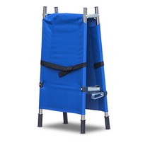 환자운반 접이식 들것 이동식침대 이동수단 구급용, 4중 벨트 백 두꺼워진 알루미늄 합금