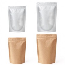 케이알글로벌크라프트 은박 재질강화 소분 지퍼백 봉투 50p빠른배송, 우리지퍼백 (은박코팅 대 50p), 럭키쿠팡 본상품선택