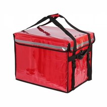 아이스백 62L 레드 보냉팩 캠핑가방 1875 투명포켓 대용량 캠핑용품, 본상품