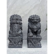 해태 해치 사자 상 석상 장식 액막이 풍수지리, 길이 15폭 8 높이 7cm