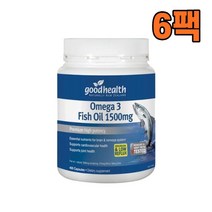 굿헬스 굿헬스 오메가3 피쉬오일 1500mg 400캡슐 6개