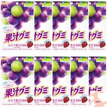 일본소금사탕 얼음사탕 소금사탕 일본사탕 메이지 과즙 구미 포도 54g×10봉지, 10봉지, 54g