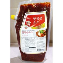 매운볶음요리용 핫볶음소스2kg 핫복음양념 제육 낙지 오징어요리용