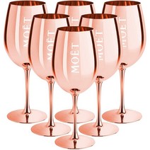 Moet Chandon Imperial Glass Champagne 모엣샹동 리미티드 이비자 임페리얼 샴페인 잔 로즈골드 6피스