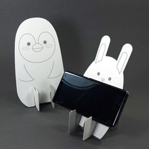 퍼니스쿨 휴대폰거치대 2개 1세트 탁상용 휴대폰 거치대 종이거치대 5개이상구매가능, 5개