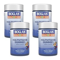 Bioglan 바이오글란 어린이용 멀티비타민 60 구미 Kids Multivitamins 60 Gummies, 4개