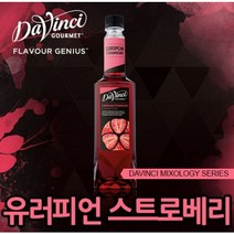 다빈치시럽 (믹솔로지스트 유러피언 스트로베리 시럽) 750ml 카페재료 커피용품 음료베이스 바닐라 헤이즐넛 캬라멜 시럽모음