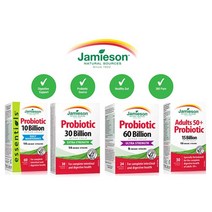 자미에슨 유산균 프로바이오틱 4종 100억 300억 600억 50+ 실버 (150억) 유산균, 300억 유산균(엑스트라 스트랭스) 30캡슐
