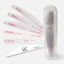 백억언니 워셔블 지브라 우드 네일파일 6종 세트 made in KOREA, 1세트