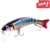 베이스트랩4.33 인치 17.3G 인공 움직이는 태클 하드 플라스틱 싱킹 스윔 베이트 낚시 루어 베이스 파이크, 11 CC53-170-6