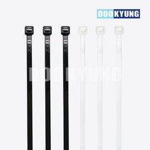 D_자이안트록 일반 케이블타이 1000개 140×3.6mm, 백색