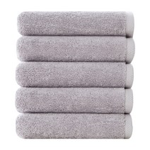 수건하다 고급 호텔 수건 40수 200g 코마사 5매 10매, 라이트그레이, 10장