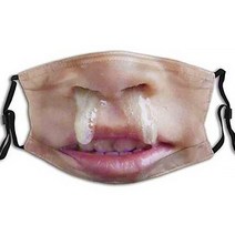 코믹 콧물 흘리는 엽기 마스크 1pcs