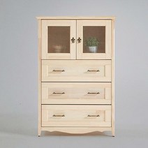 인우드 [인우드]프리모 원목 양문 서랍장, 색상_그레이오크