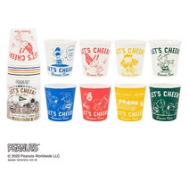 Brilliant 캐릭터 일회용 종이컵 100/205ml 25개입, 스누피100ml