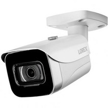 Lorex 인도어/아웃도어 4K IP 보안 카메라 Add-On 메탈 Bullet 카메라 for 유선 시스템 Color 나이트비전 and Ultra HD 1 화이트, White