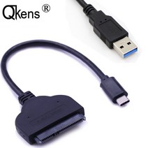USB 3.0/C-SATA 케이블 22핀 C-데이터 전송 케이블 어댑터(Macbook DELL ASUS PC 외장 HDD 2.5인치 하드 드라이브용), 규격 없음, C-sata