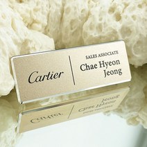신주부식 금속명찰제작 엣지 호텔 병원 자석 명찰, 선택02.엣지_실버_60x20mm, 자석3구