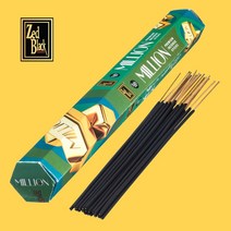 제드블랙 인센스스틱 실내방향제 베스트 19종 세트, 03 밀리언 헥사6개