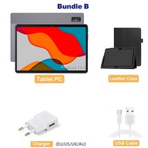 새로운 10 인치 태블릿 PC 안드로이드 10.0 옥타 코어 8GB + 5G 와이파이 구글 플레이 1920x1200 IPS 스크, Gold, CHINA, 02 Bundle B_02 Gold