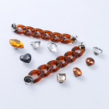 크록 자비츠 장식 악세사리 참 세트Croc Charms 디자이너 라인 석 크리스탈 체인 DIY 액세서리 decoratio