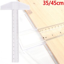 VEDANA_ 목공 교수용 교육용 T자 실습용 기술사 제도용품 설계도 제도용 건축사시험 건축자 제도판용 조립식 도면자 6757903p, 45cm