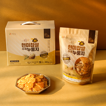 누룽씬 현미 누룽지 선물용 세트, 현미찹쌀수제누룽지 선물세트 400g 3봉