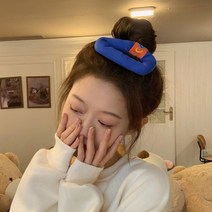 여자아이머리핀 스마일 똑딱이 헤어액세서리 포인트 머리핀