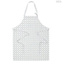 이케아 이나마리아 앞치마 패턴 블루 69x85cm 면, 단품, 1개