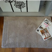 노블 침실 욕조 화장실 발닦개 발매트 50x80cm, 오트밀