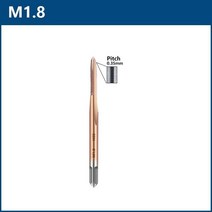 CMCP 기계 탭 HSS 6542 나사 TiCN 코팅 드릴 메트릭 손 도구 M1 M1.1 M2.0, [05] M1.8