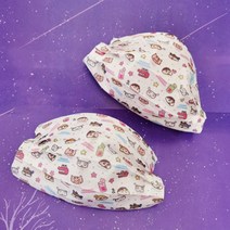 짱구 캐릭터 무늬 패턴 프린팅 비말차단 3중 필터 부직포 마스크 일회용 소형 대형, 화이트 대형 50매개