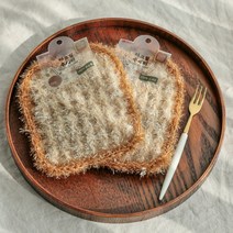 거품이 잘 나는 토스트 식빵 수세미 1p, 식빵 아크릴 수세미1p, 상품선택