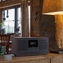 레보 슈퍼커넥트 스테레오 블루투스 스피커 REVO Super Connect Stereo, 월넛 블랙