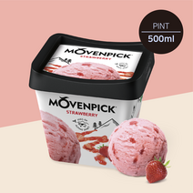 (스위스) 모벤픽 아이스크림 500ml, 스트로베리(500ml)