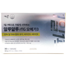알루알루 알티지 rTG 초임계 오메가3 영양제 독일 KD Pharma 파마 혈행 기억력 중성지질 개선 눈 건강 에 도움